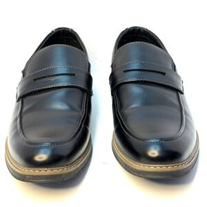 Nunn Bush Men's Carmelo Moc Toe Penny Loafers Shoes Black Size 10.5W NWT/BOX